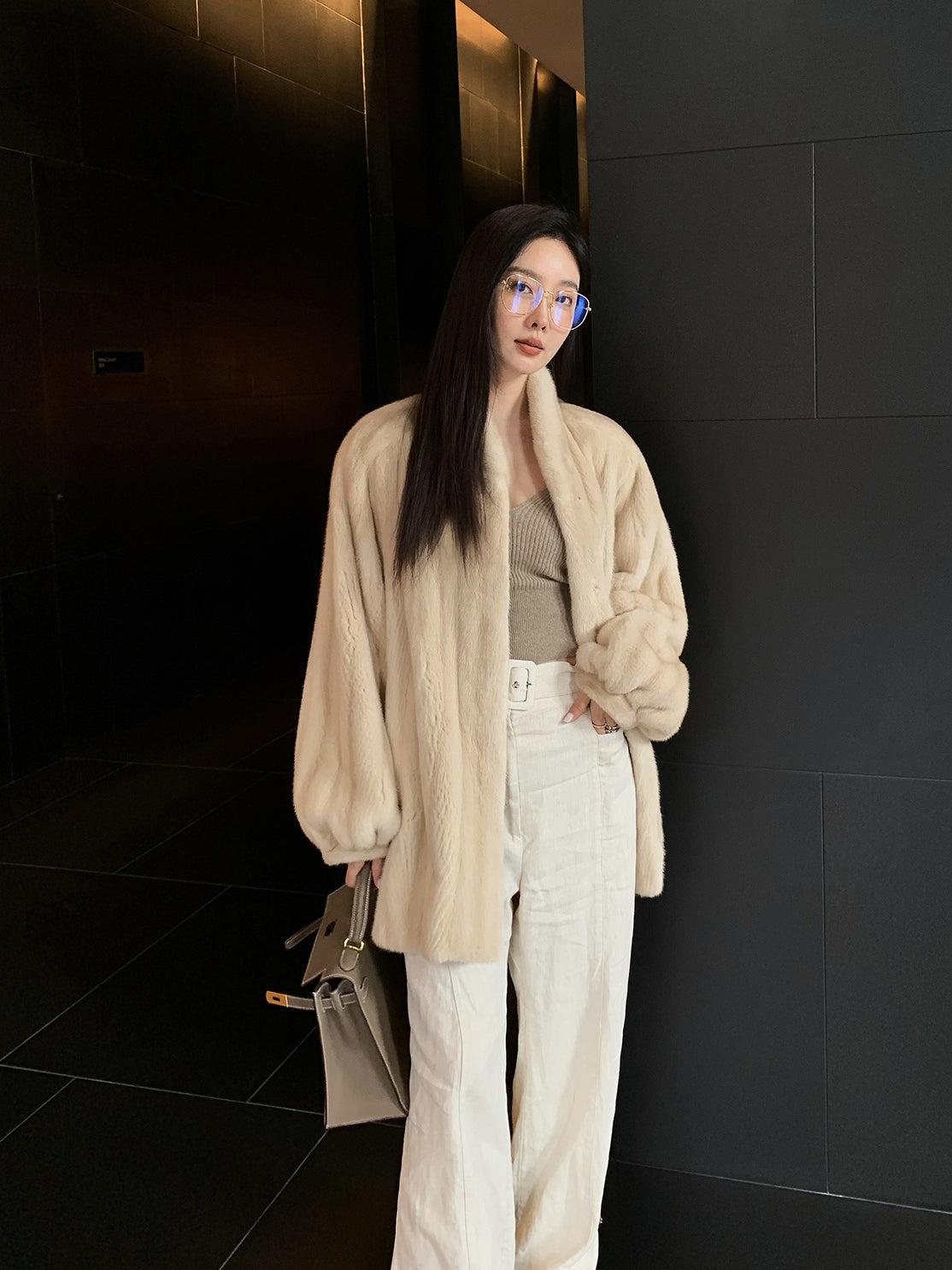 Meteor Variations Sable Fur Coat