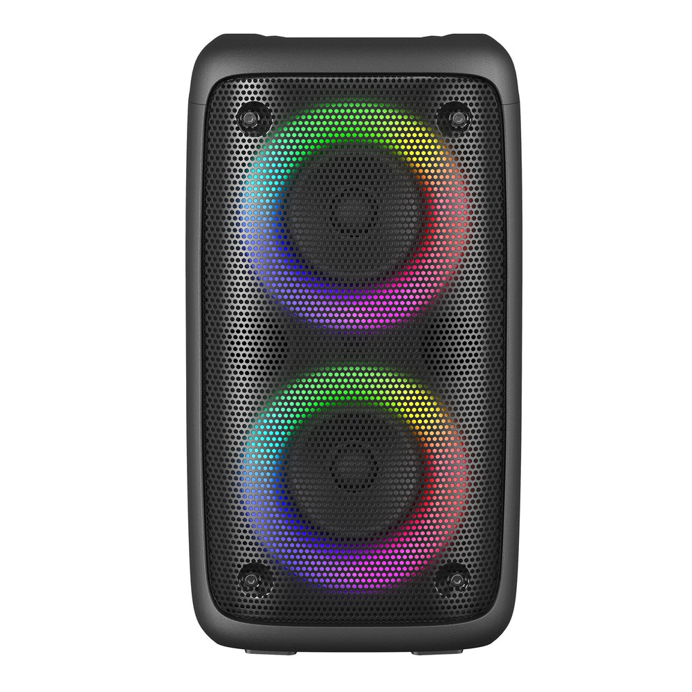 Supersonic 2 x 3" High Efficiency Speaker with LED Lights & Multi-Connectivity (IQ-1933BT)