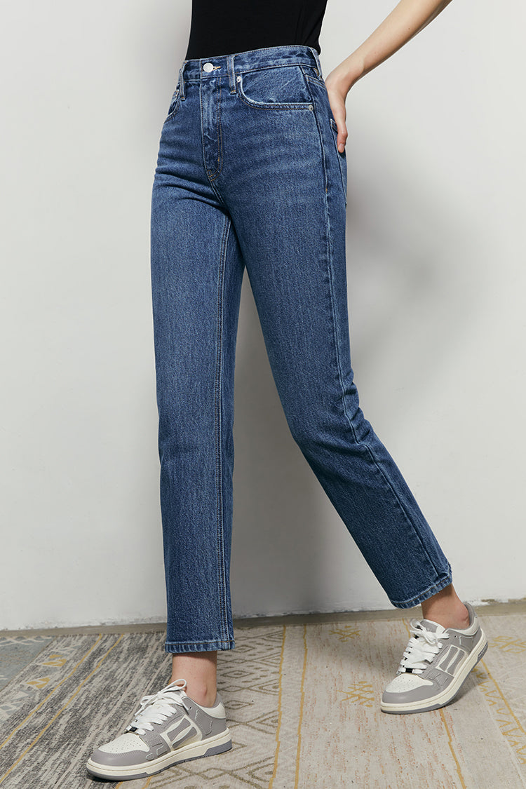 Activity Grrrl High Rise Kick Crop Jeans HJ017
