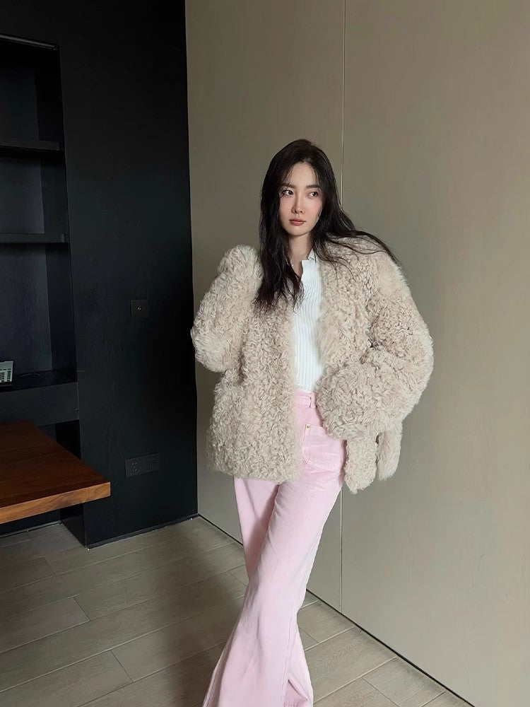 Wanderer Island Tuscan Sheepskin Coat