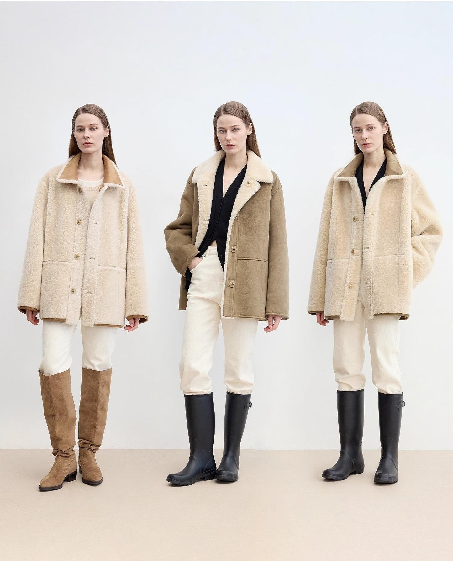 “Vintage Manor” Shearling Jacket