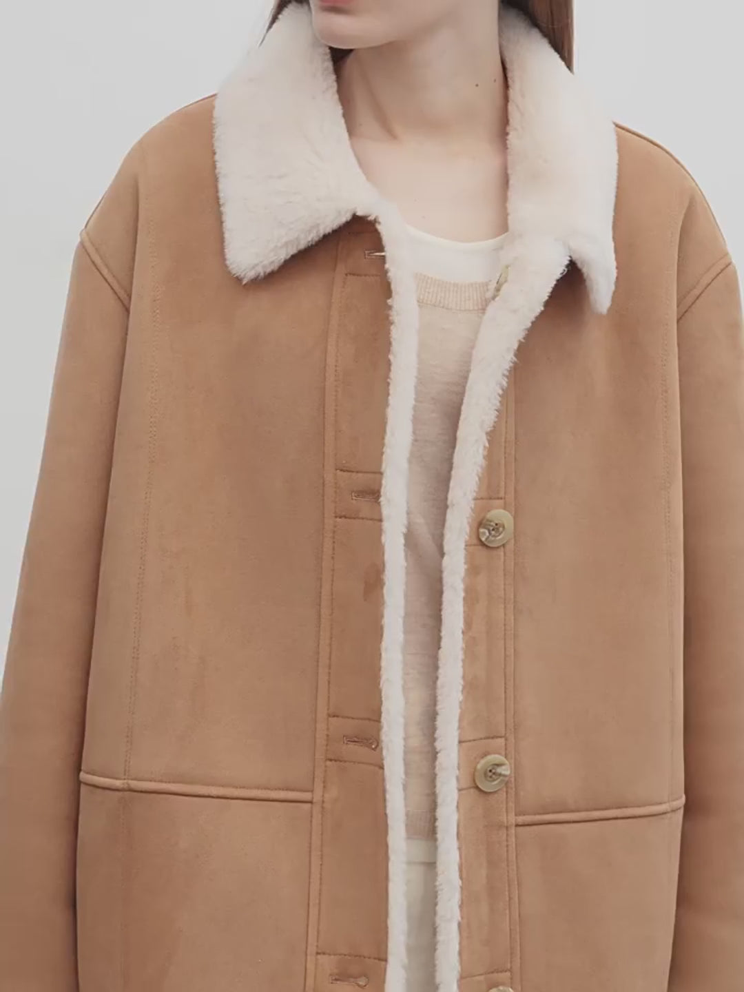 “Vintage Manor” Shearling Jacket