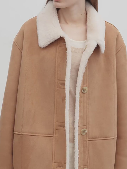 “Vintage Manor” Shearling Jacket