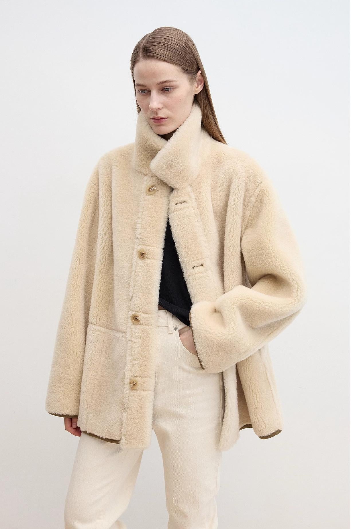 “Vintage Manor” Shearling Jacket
