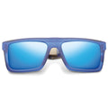Sepulveda: Matte Midway Blue - Antique Brass / Pacific Blue Flash Lens