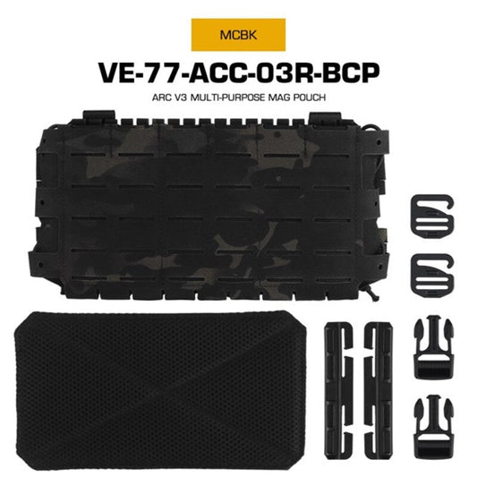 Tactical ARC V3 Molle Mag Pouch for M4/AR15, laser-cut, for hunting & airsoft.