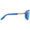 Hunter: Matte Midway Blue - Antique Brass / Pacific Blue Flash Lens