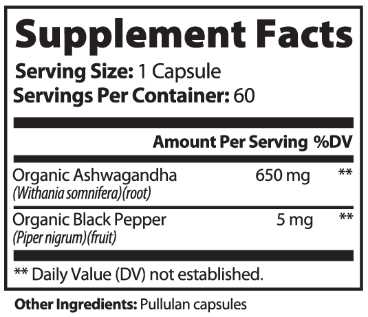 CALM Ashwagandha Capsules