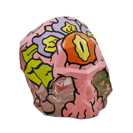 Memento Mori Rock & Pop Faceted Skull Large by Cins3000