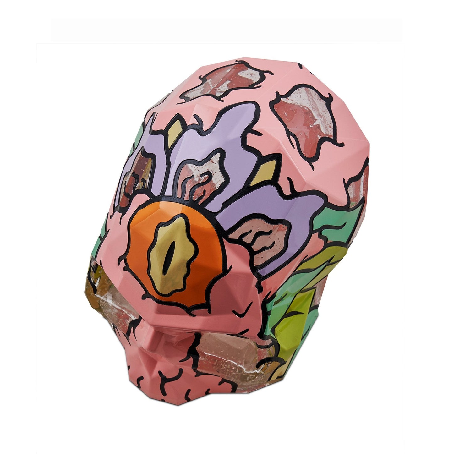 Memento Mori Rock & Pop Faceted Skull Large by Cins3000