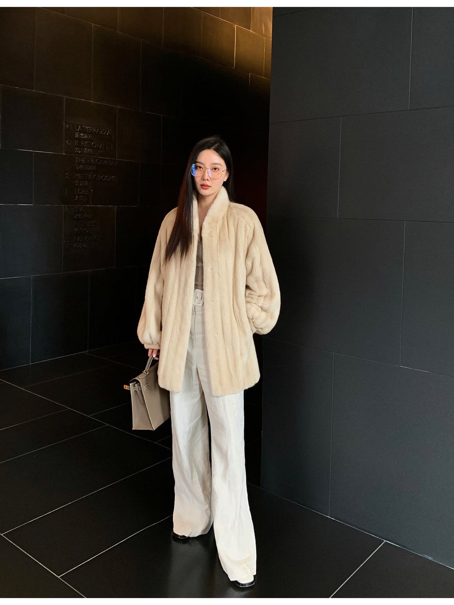 Meteor Variations Sable Fur Coat