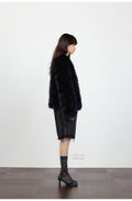Black Sugar Champagne Fox Fur Coat