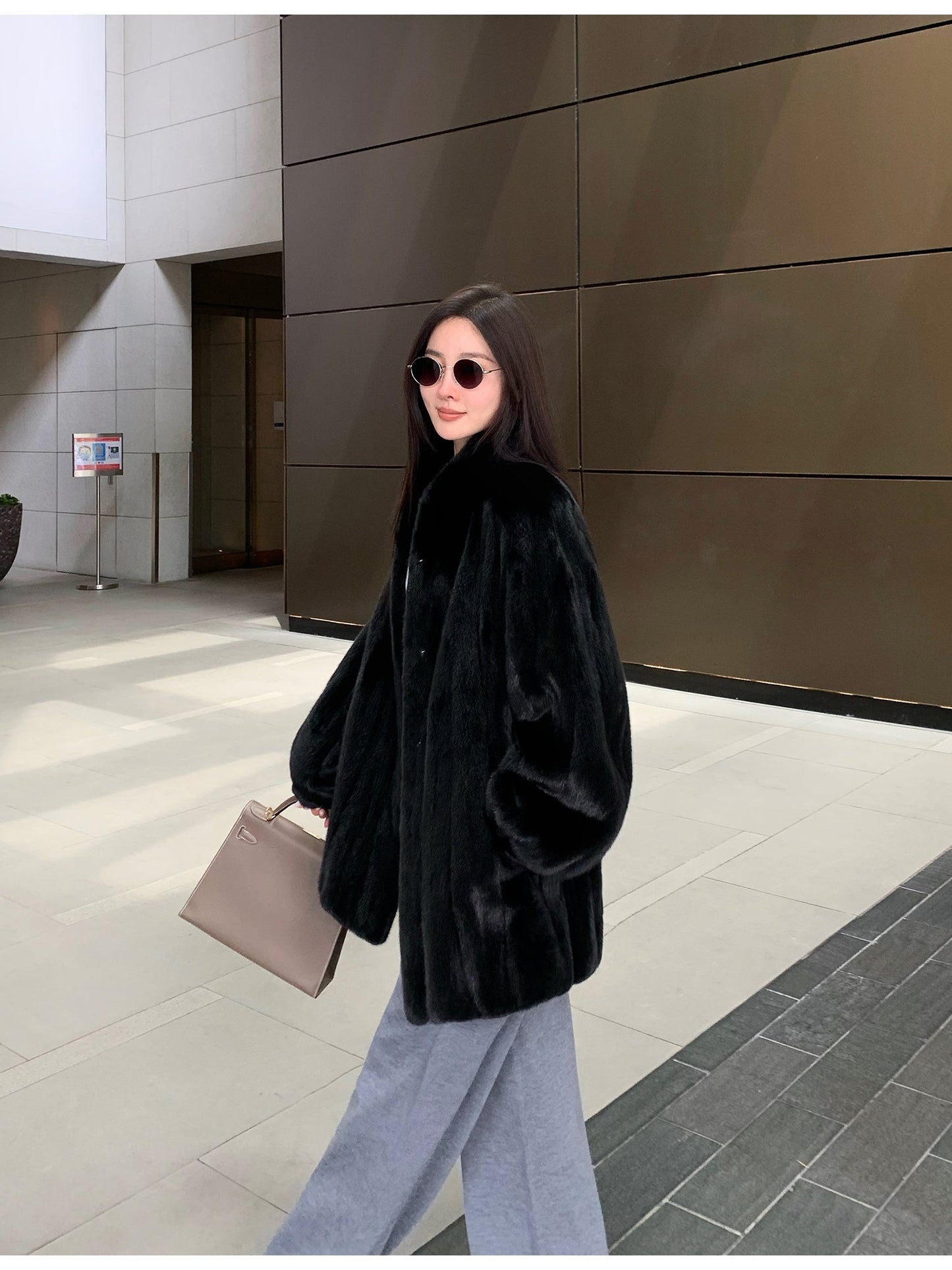 Meteor Variations Sable Fur Coat