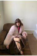Black Sugar Champagne Fox Fur Coat