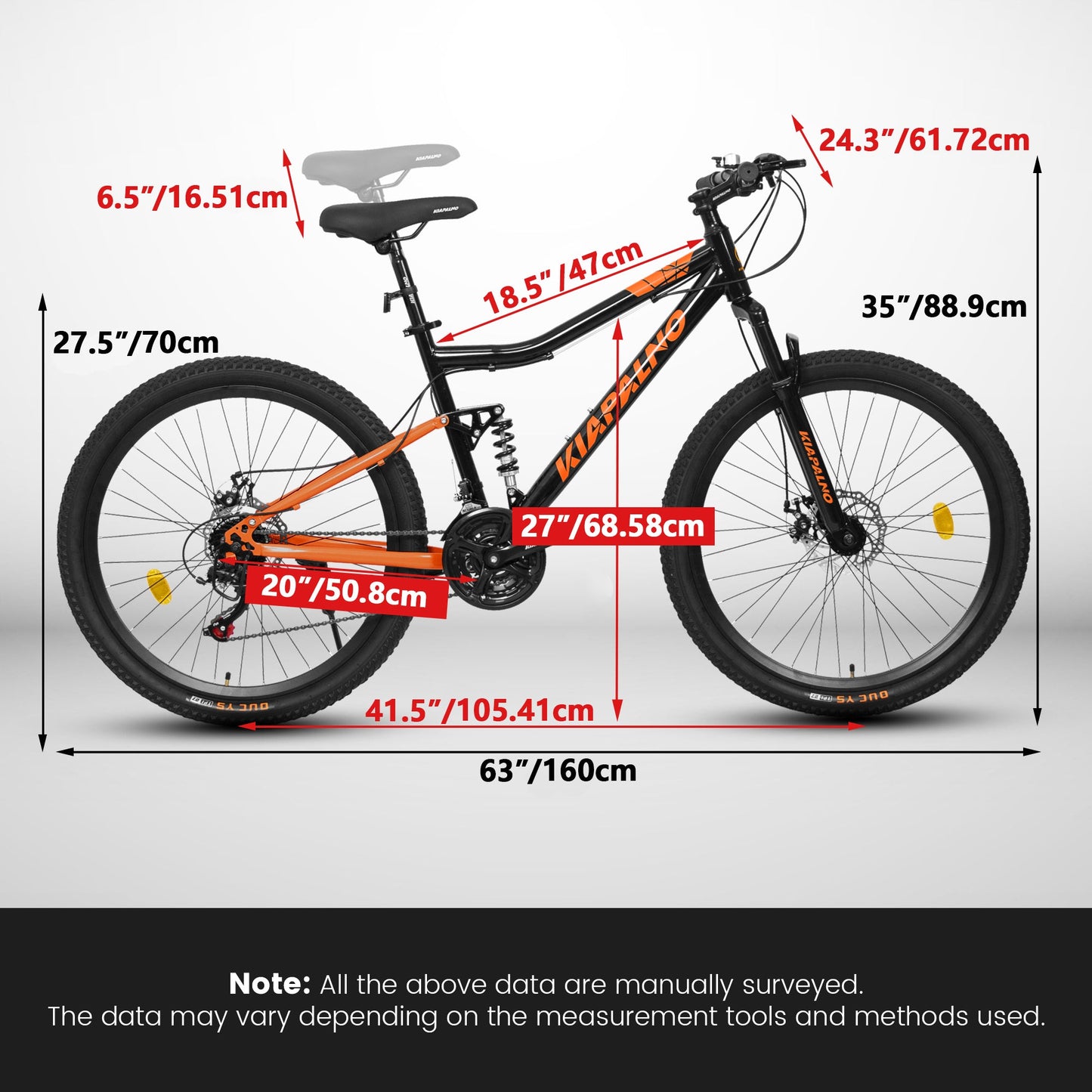 A26336-26 Inch steel Frame Shock Fork Plus Shock Absorber 21-speed Unisex Mountain Bike