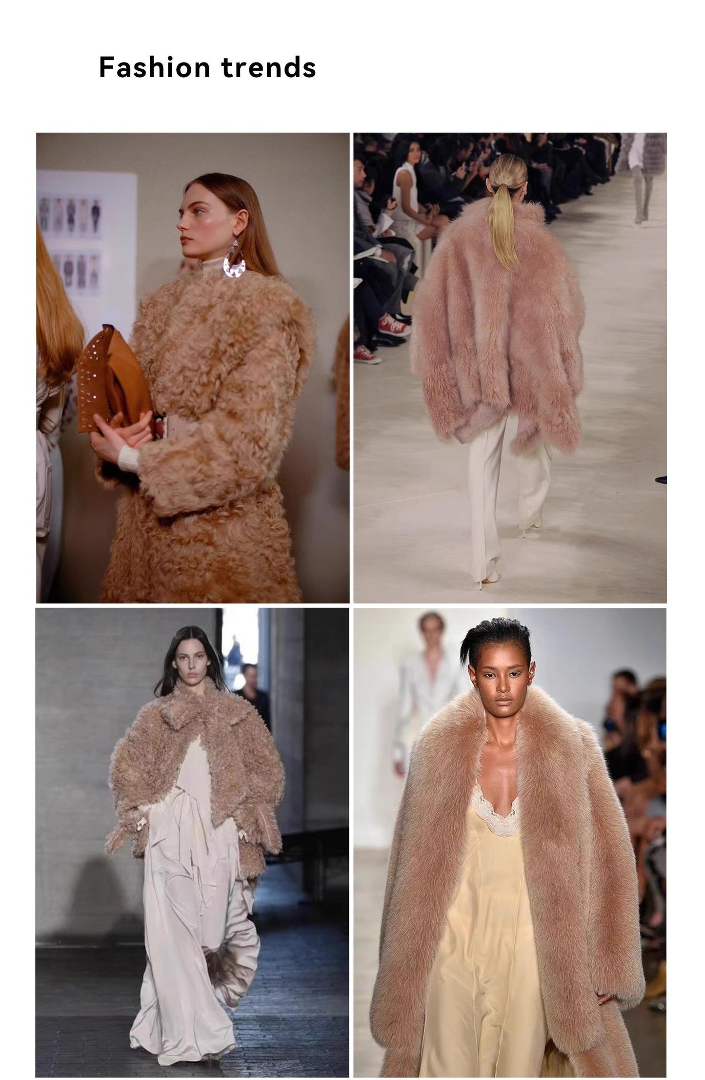 Peach Oolong Tuscan Sheepskin Coat