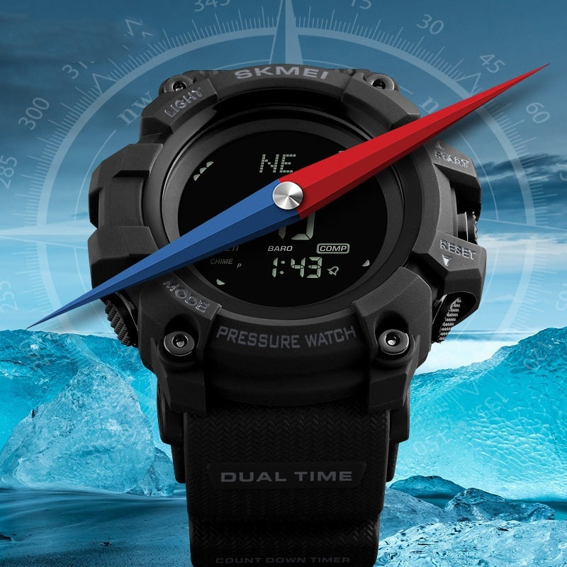 Outdoor Sports Compass Calendar Watch