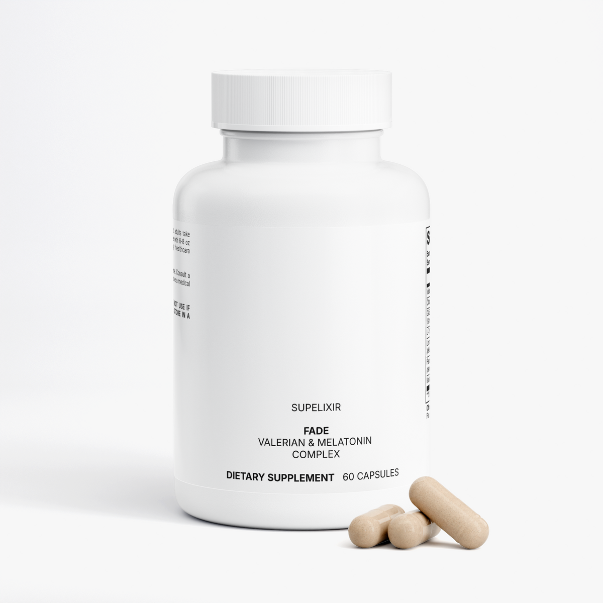 FADE Valerian & Melatonin Complex Capsules