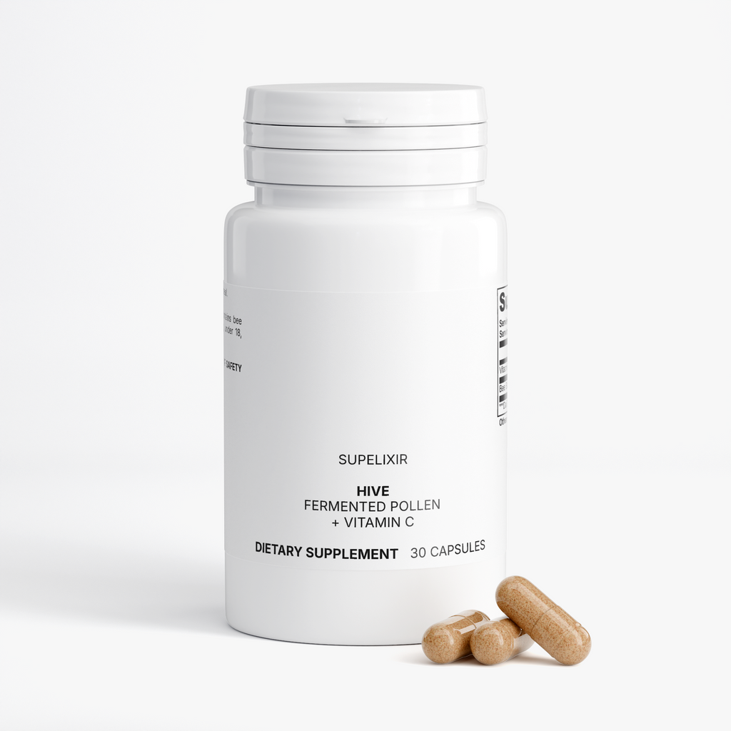 HIVE Fermented Pollen + Vitamin C Capsules