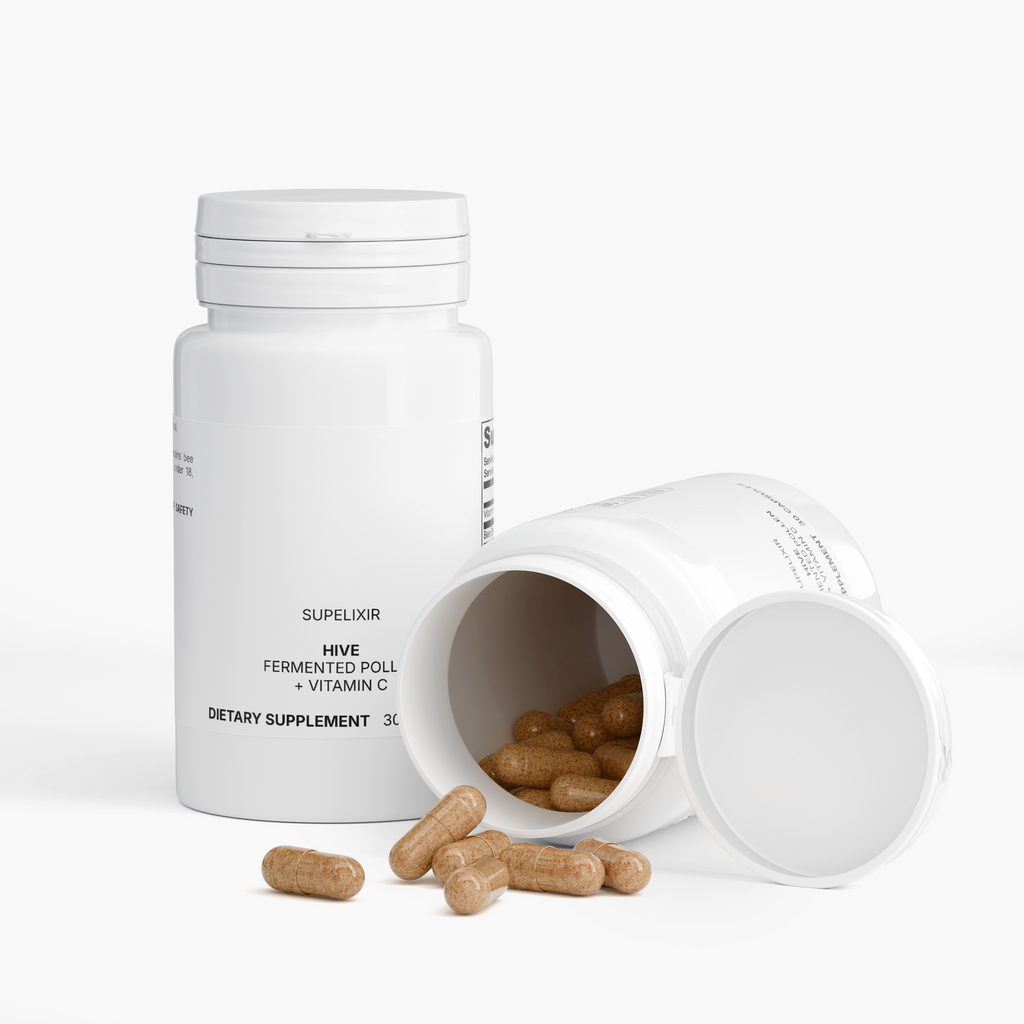 HIVE Fermented Pollen + Vitamin C Capsules