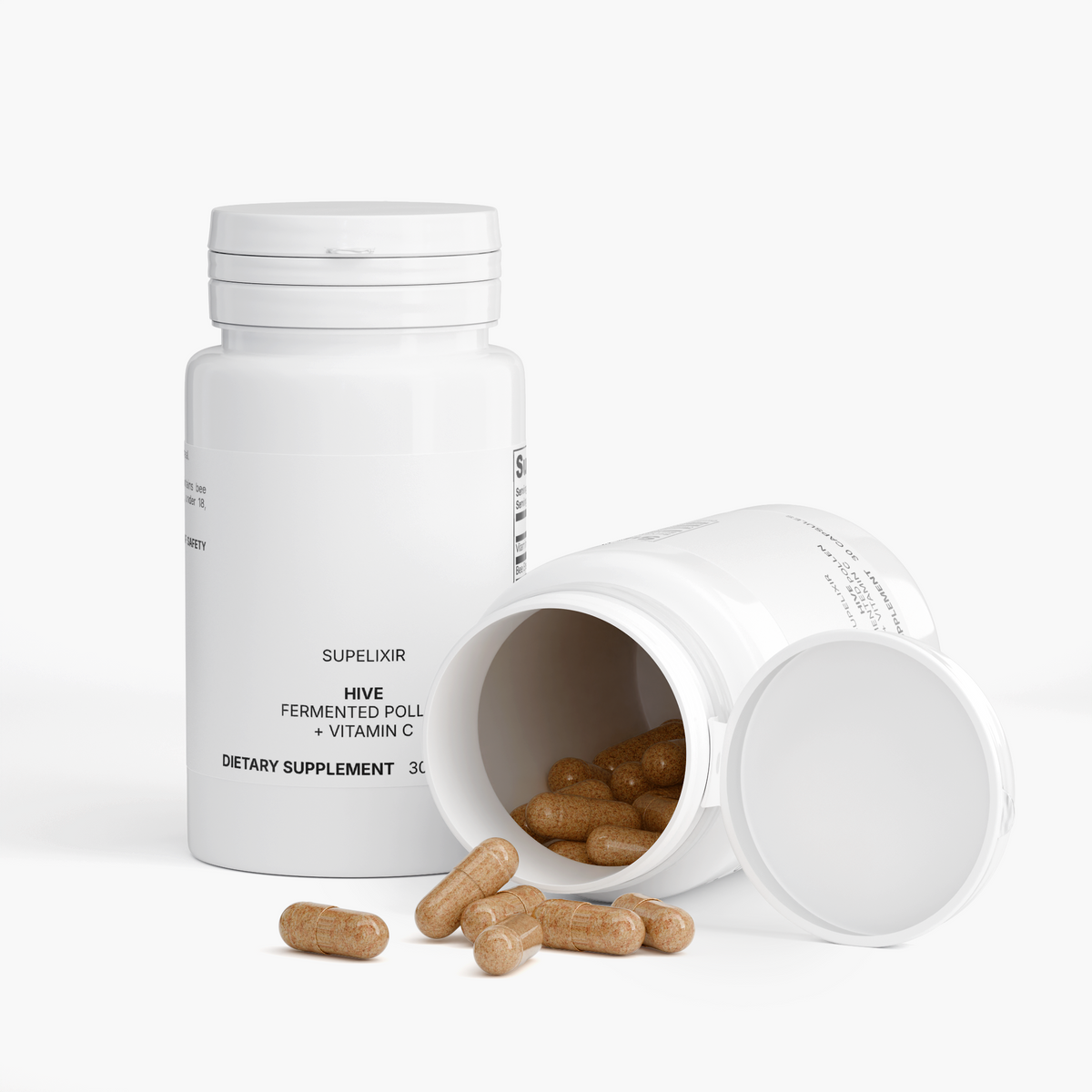 HIVE Fermented Pollen + Vitamin C Capsules