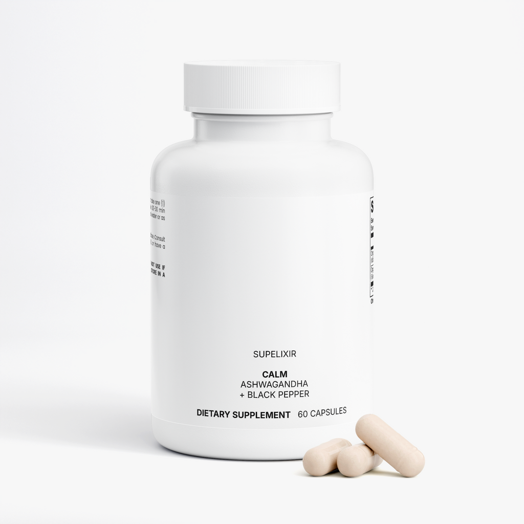 CALM Ashwagandha + Black Pepper Capsules