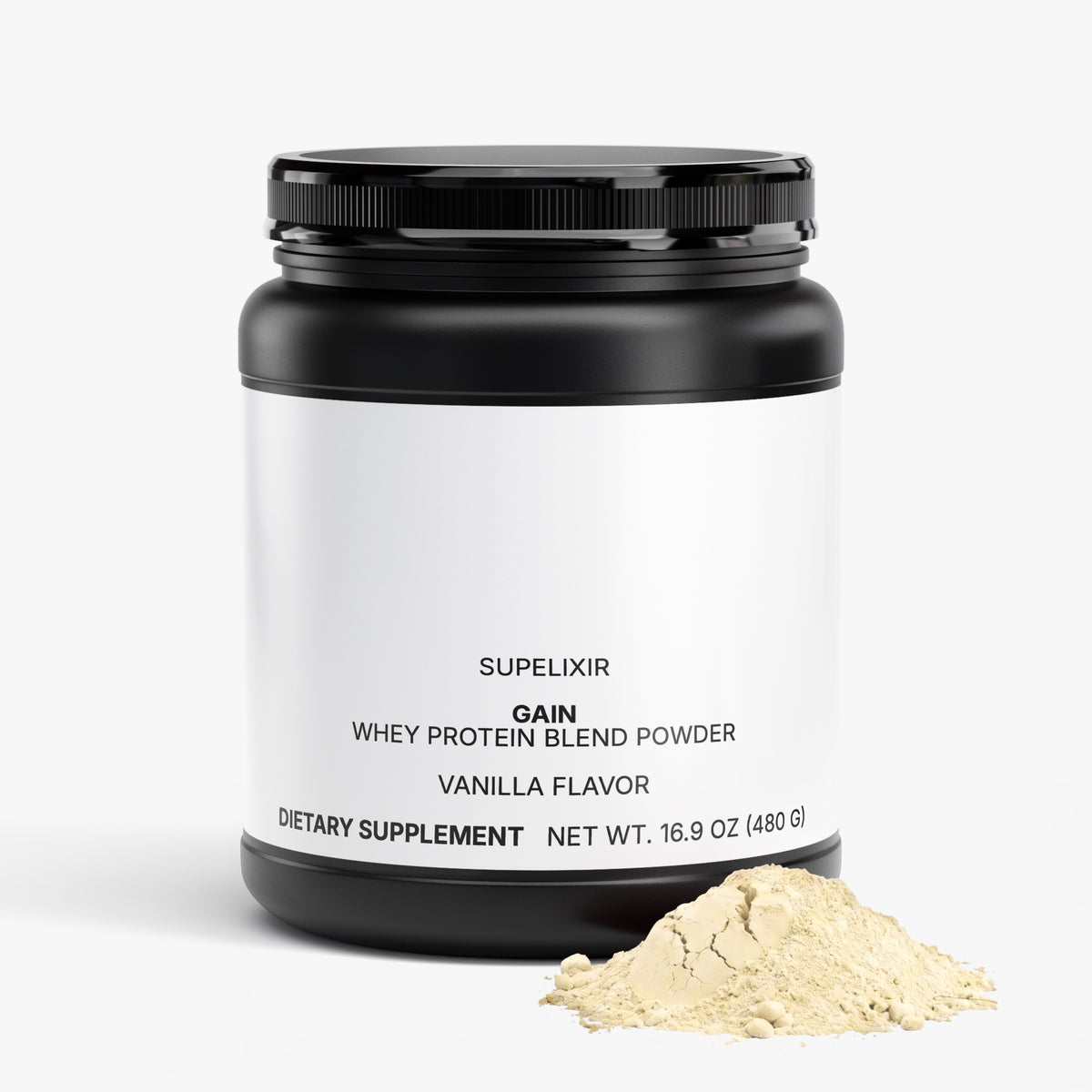 GAIN Whey Protein Blend Powder - Vanilla