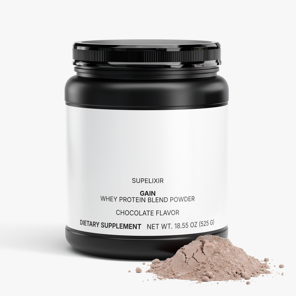 GAIN Whey Protein Blend Powder - Chocolate