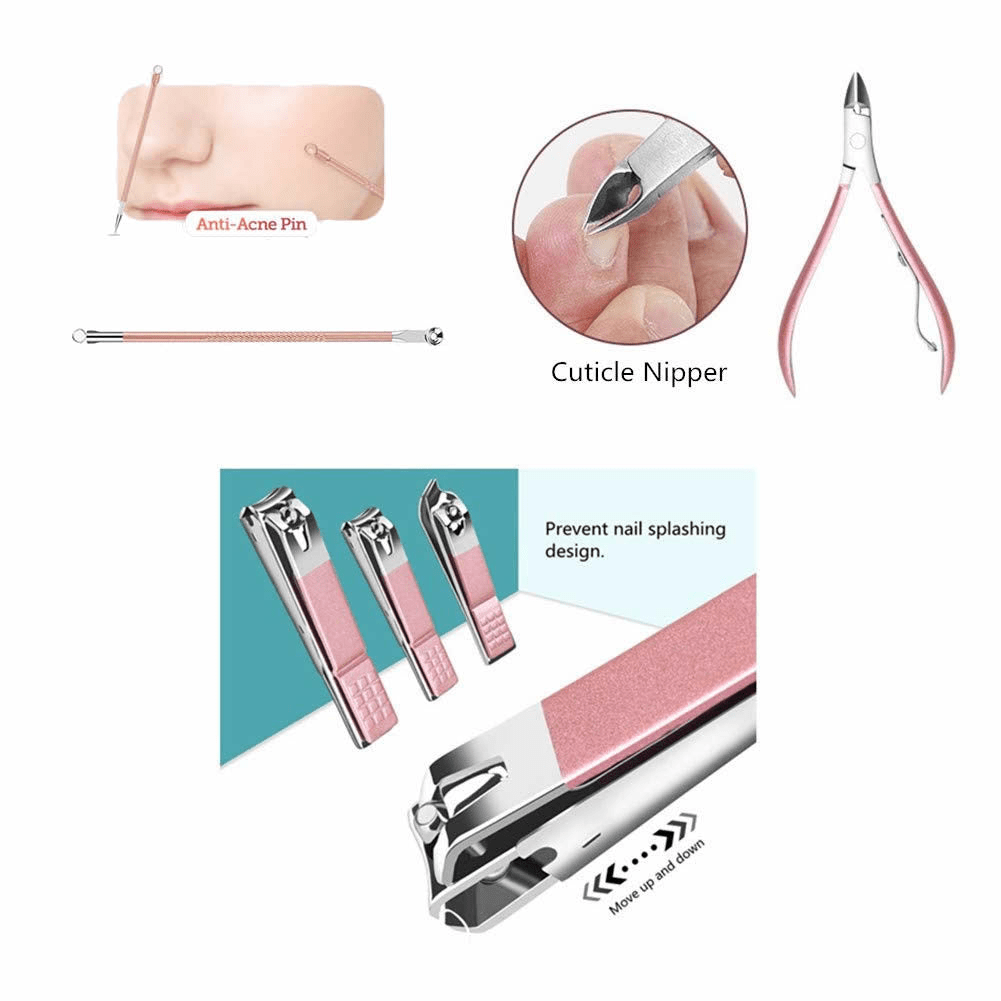 18-in-1 Premium Manicure Pedicure Kit – Elegance & Precision for Perfect Grooming