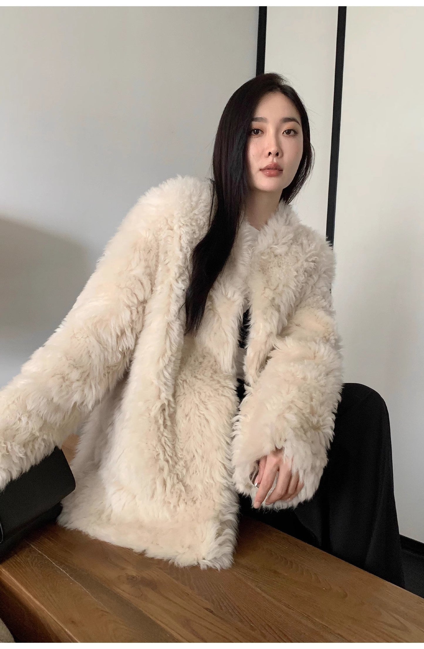Sea of Love Accompaniment Tuscan Sheepskin Coat