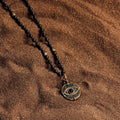 Deep Consciousness - Matte Onyx Evil Eye Pendant Necklace