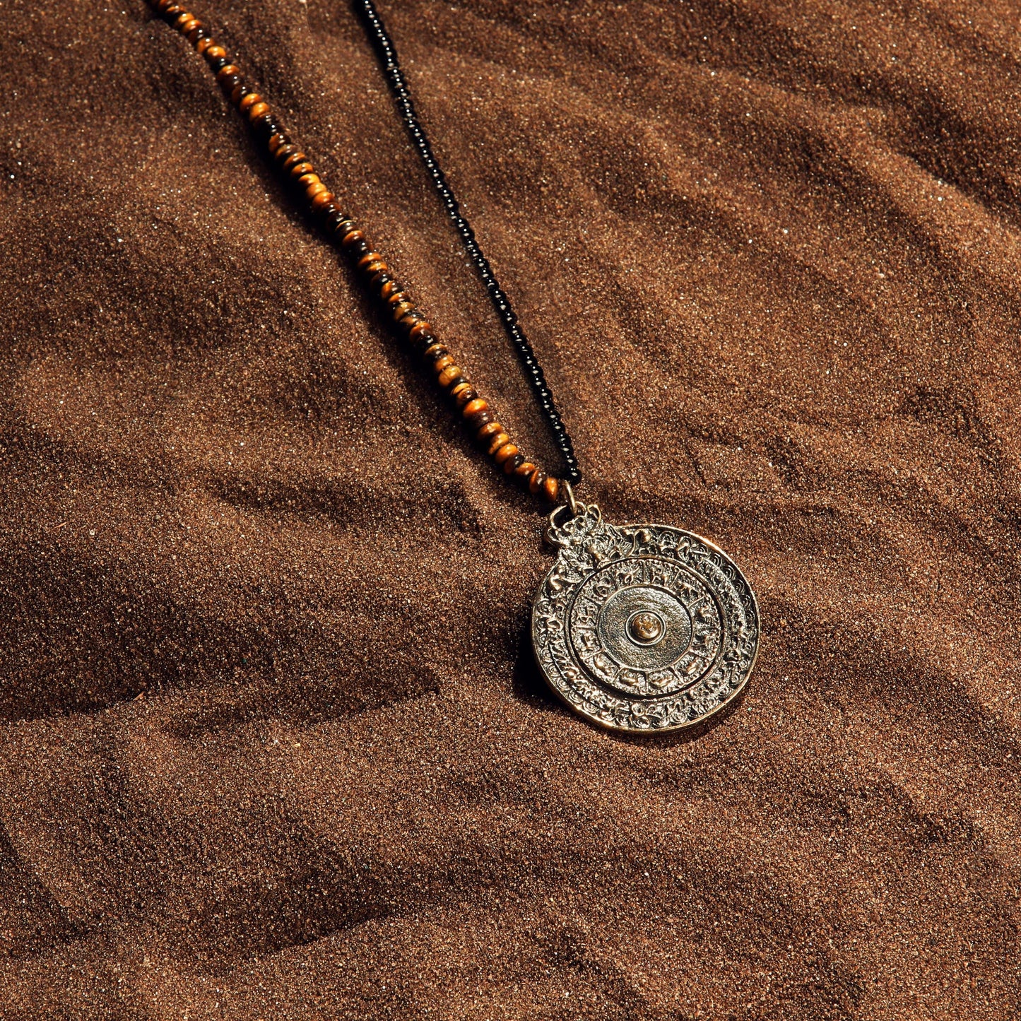 Self-Esteem Booster - Tiger's Eye Onyx Zodiac Necklace