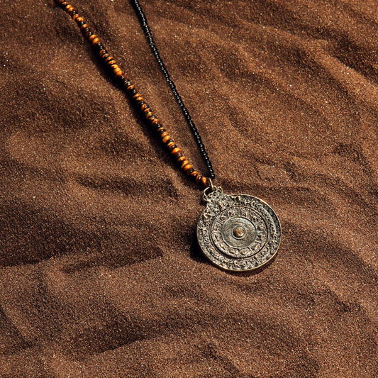 Self-Esteem Booster - Tiger's Eye Onyx Zodiac Necklace
