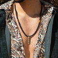Divine Energy - Onyx Tiger's Eye Triple Protection Necklace