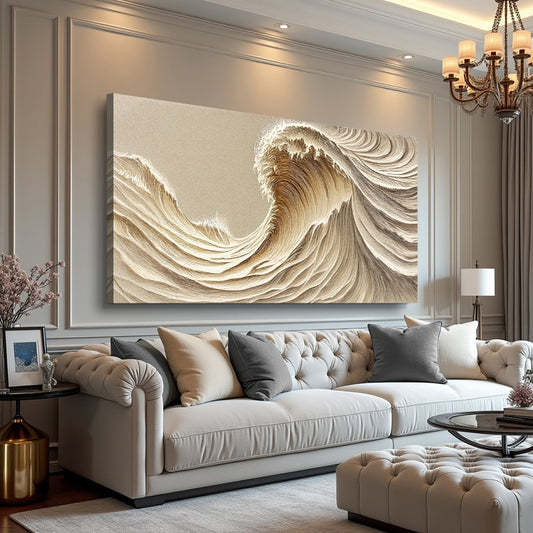 Beige Minimalist Wall Art III