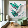 3D Hummingbird Wall Art