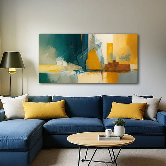 Abstract Geometric Lines Wall Art II