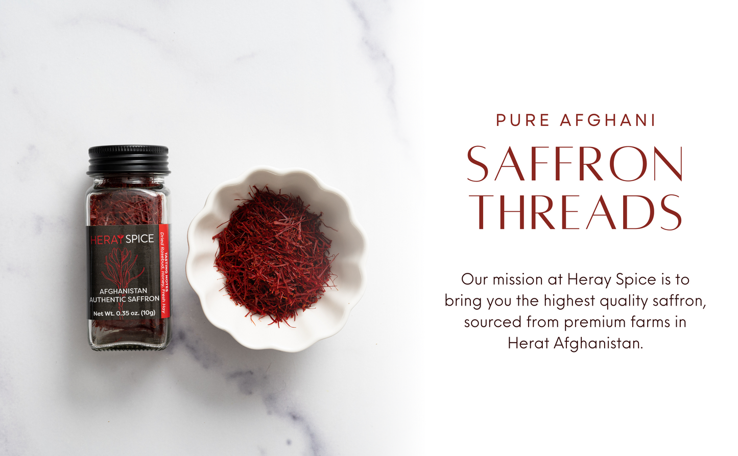4 Grams (0.14 Oz) Heray Saffron, Afghani Superior Negin Quality