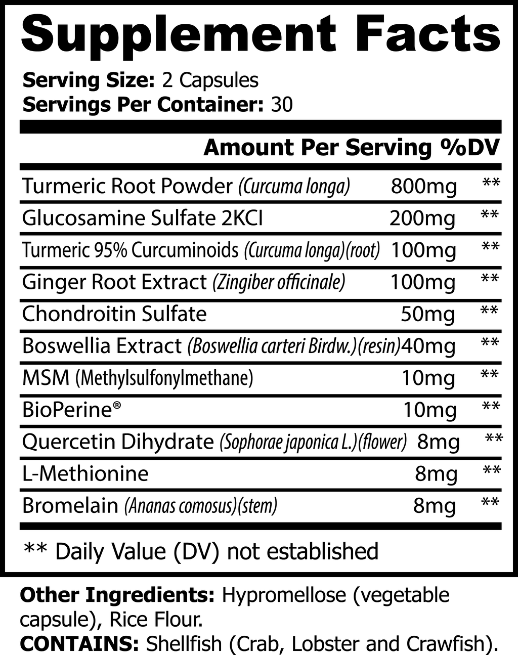 GOLD Turmeric Complex Capsules