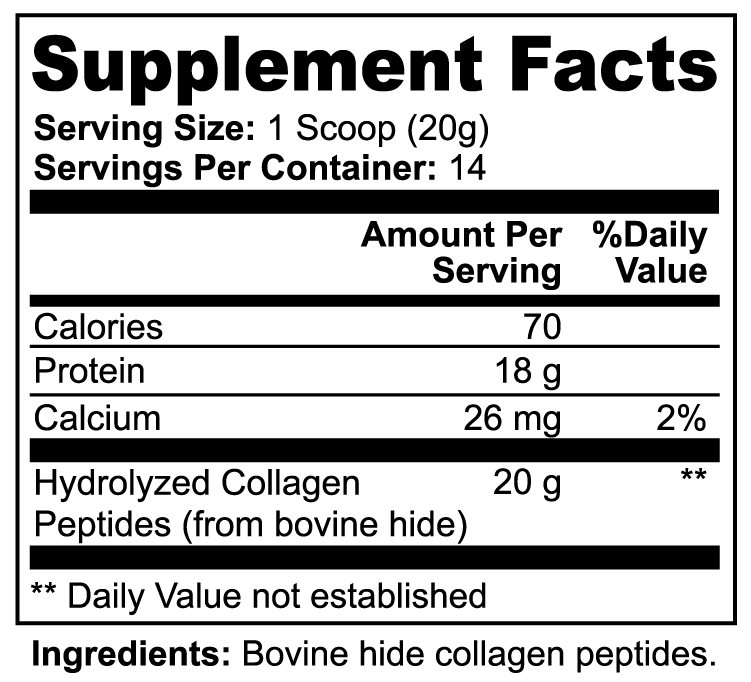 FORM Collagen Peptides Powder - Unflavored