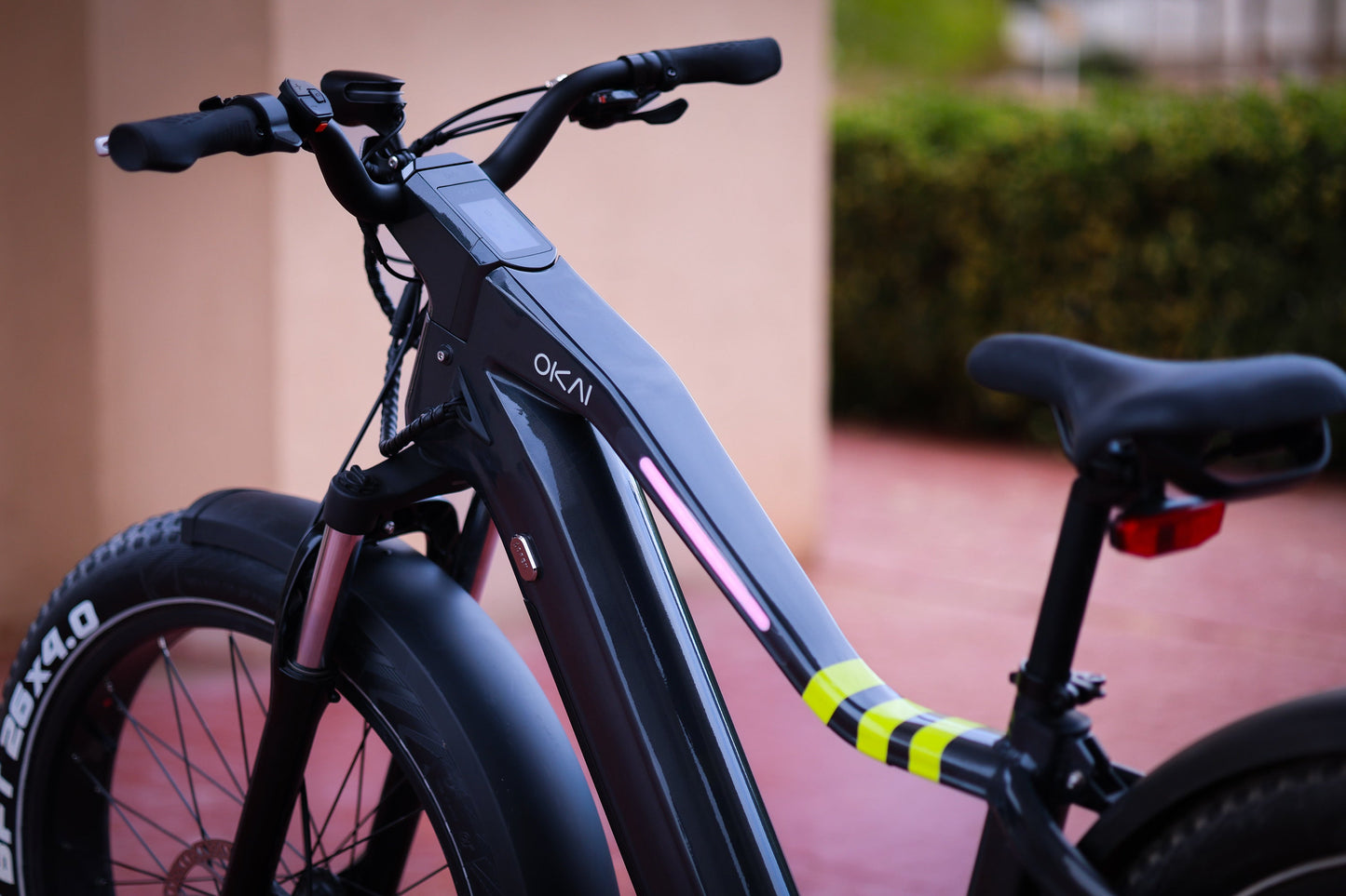 26' Step Over Electric Mountain Bike - Black
