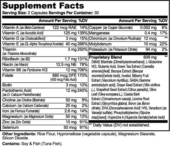 HALO Cognitive Support Capsules