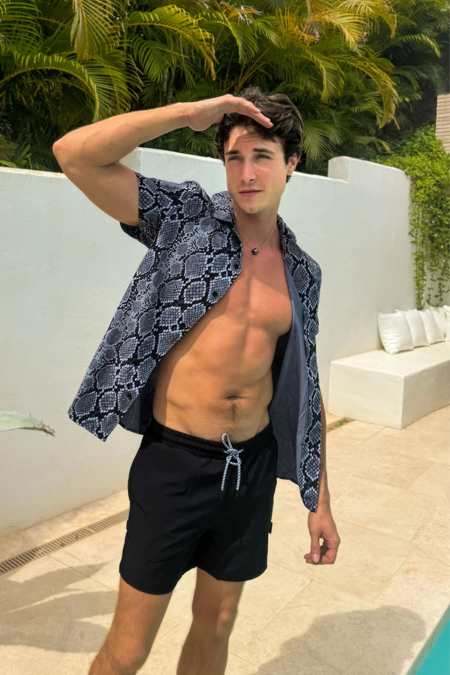 Saint Tropez Cabana Shirt Snake