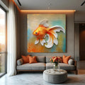 3D Goldfish Wall Art
