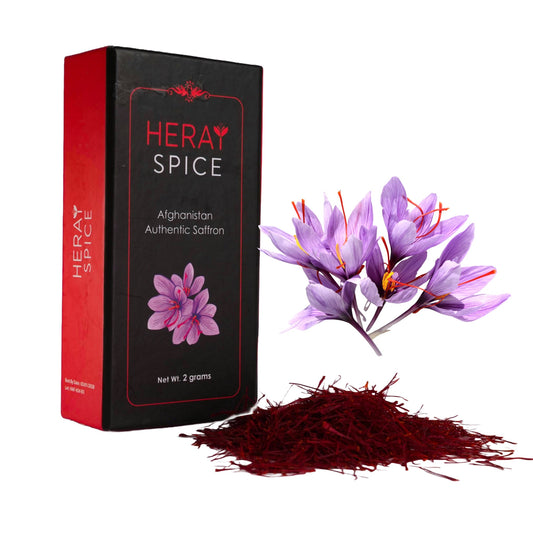 2 Grams (0.07 Oz) Heray Saffron, Afghani Superior Negin Quality