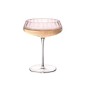 Round Up Dusty Rose Set of 2 Coupe glasses
