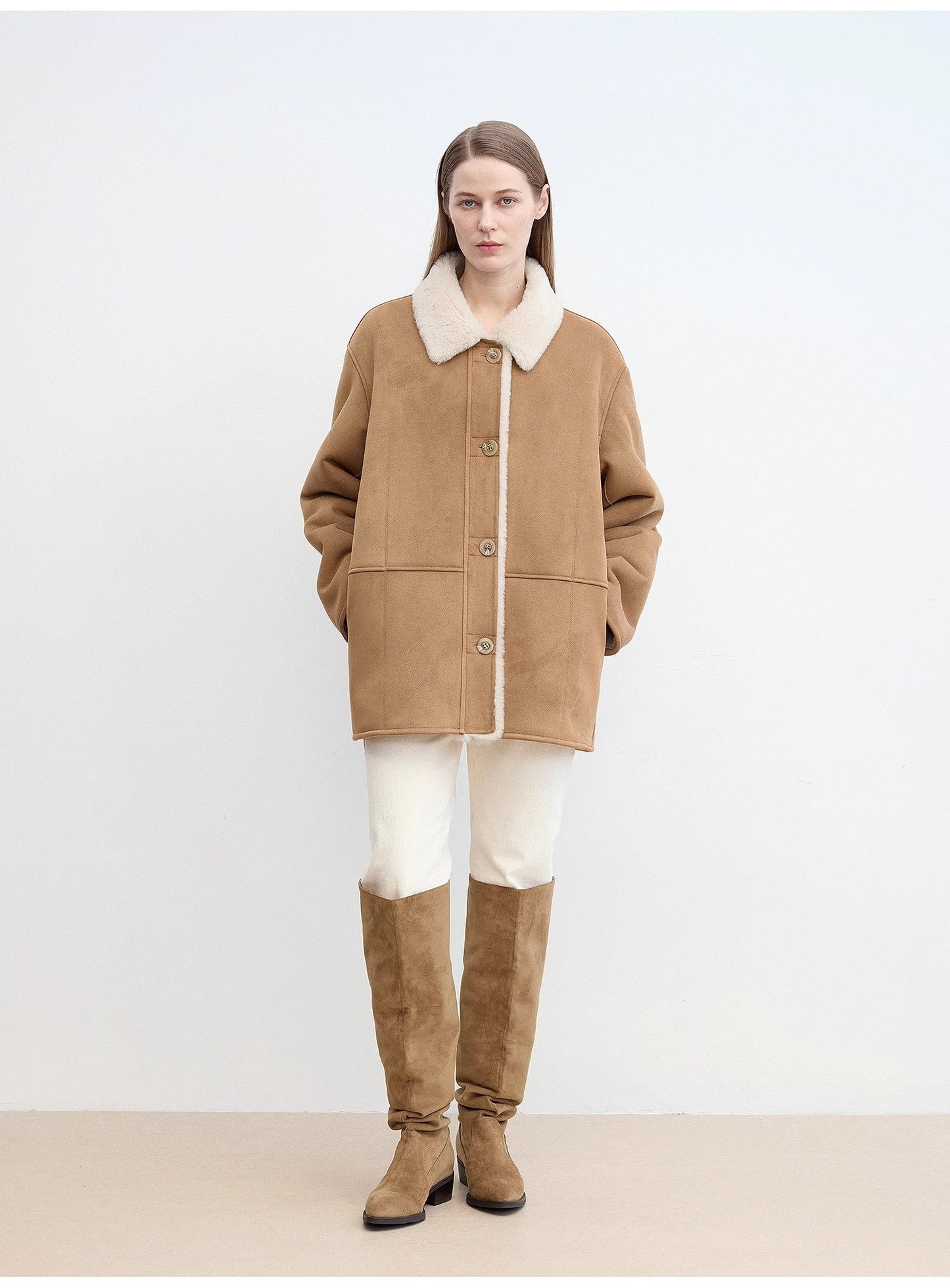 “Vintage Manor” Shearling Jacket