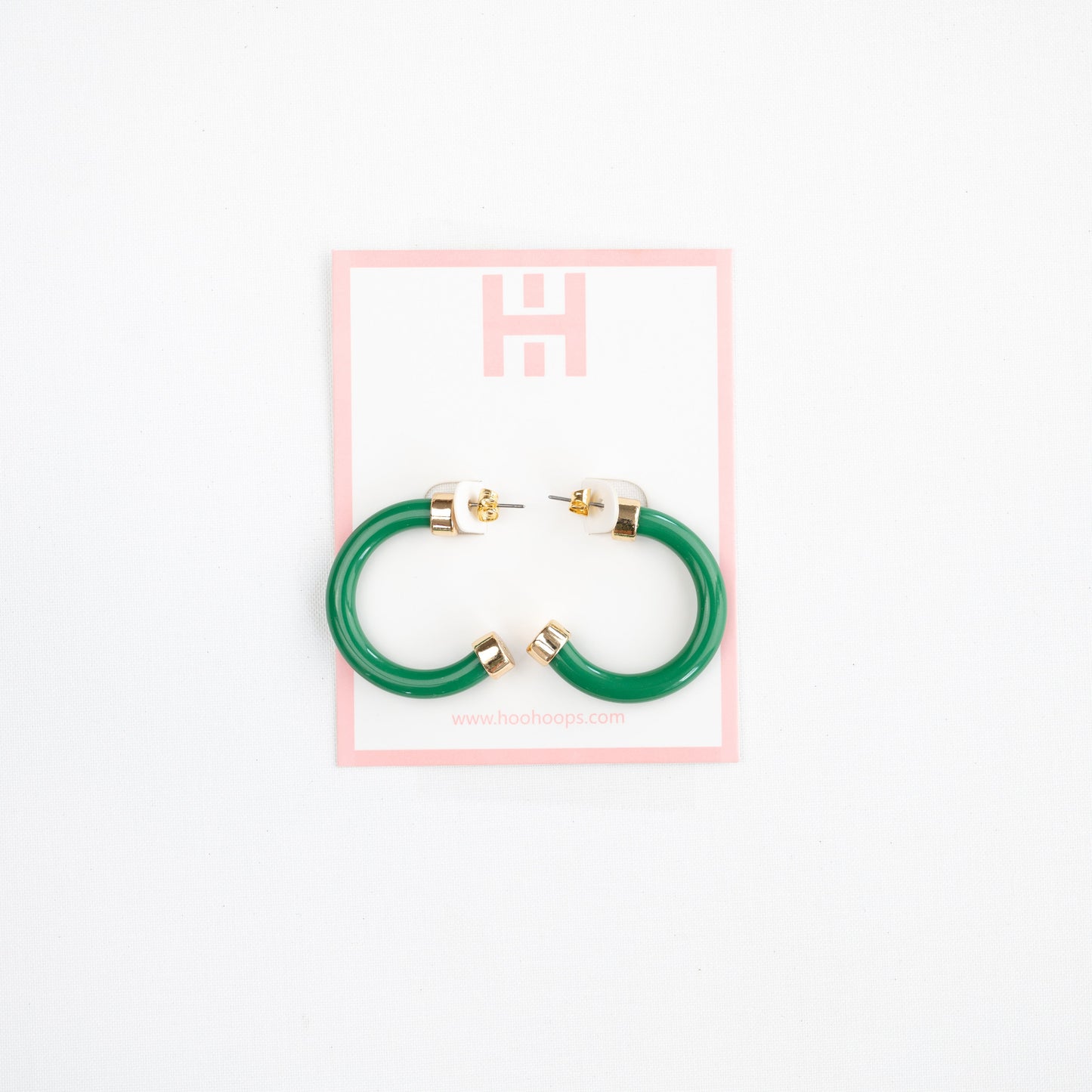 Mini  Hoops - Kelly Green