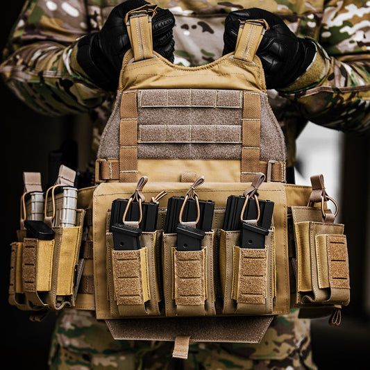 Molle Mag Pouch 5.56mm 9mm Open-Top Magazine Pouch