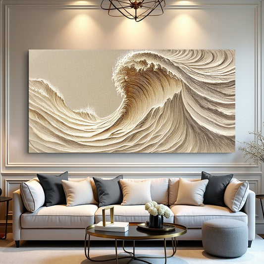 Beige Minimalist Wall Art III